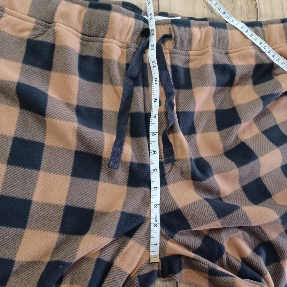 GOODFELLOW & CO Mens Tan NWT Sleepwear Plaid Buffalo Check Winter 3X Sweatpants - Picture 8 of 11